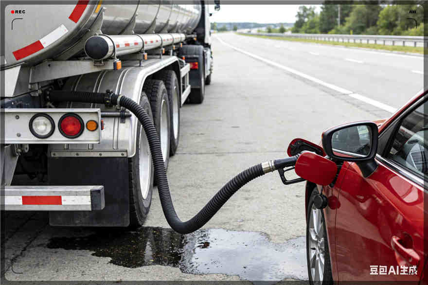 龙门汽车救援送水案例